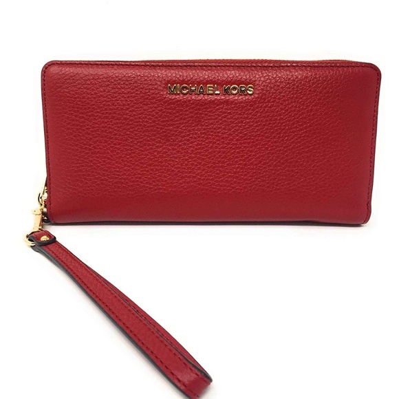 MICHAEL Michael Kors Handbags - MICHAEL Michael Kors Jet Set Travel Wristlet Red